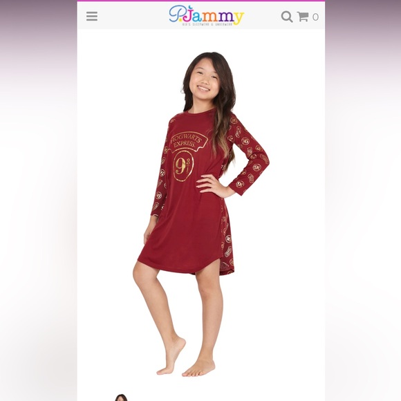 Harry Potter Girls nightgown size 14/16 - Picture 3 of 7